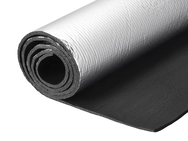 Nitrile rubber duct insulation